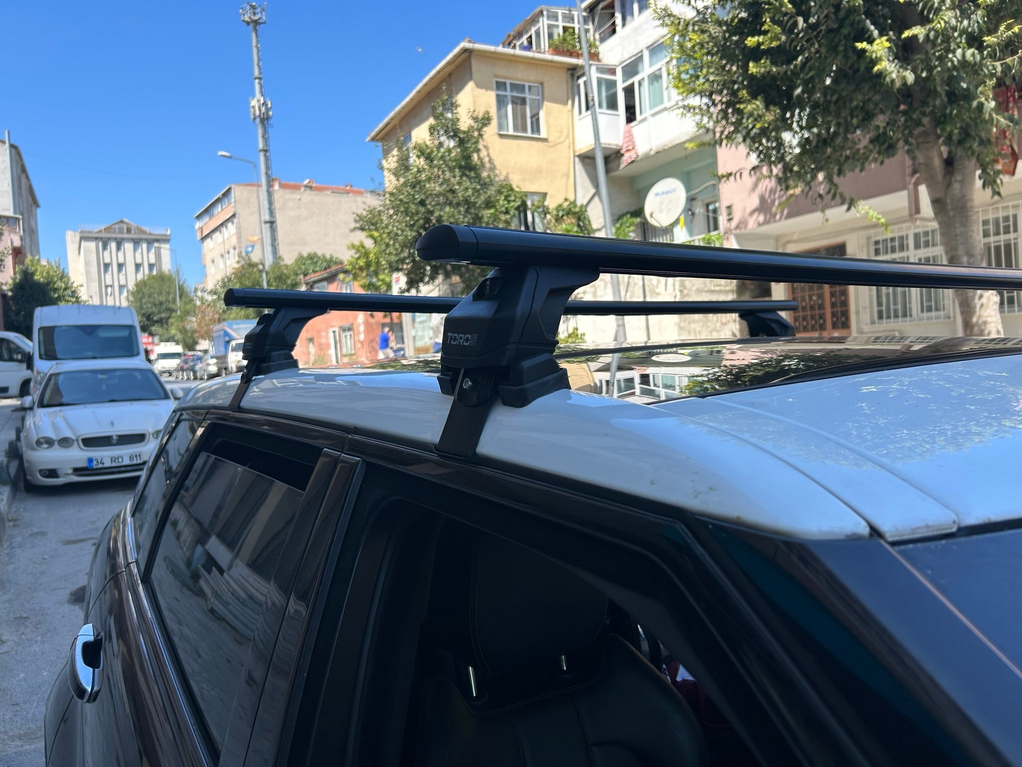 For Land Rover Evoque L538 Roof Rack Cross Bars Normal Roof Alu 2011-19 Black For Land Rover Evoque L538 Roof Rack Cross Bars Normal Roof Alu 2011-19 Black